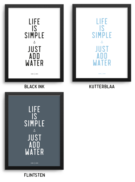 Life is Simple... - Hjemhavn Citater 