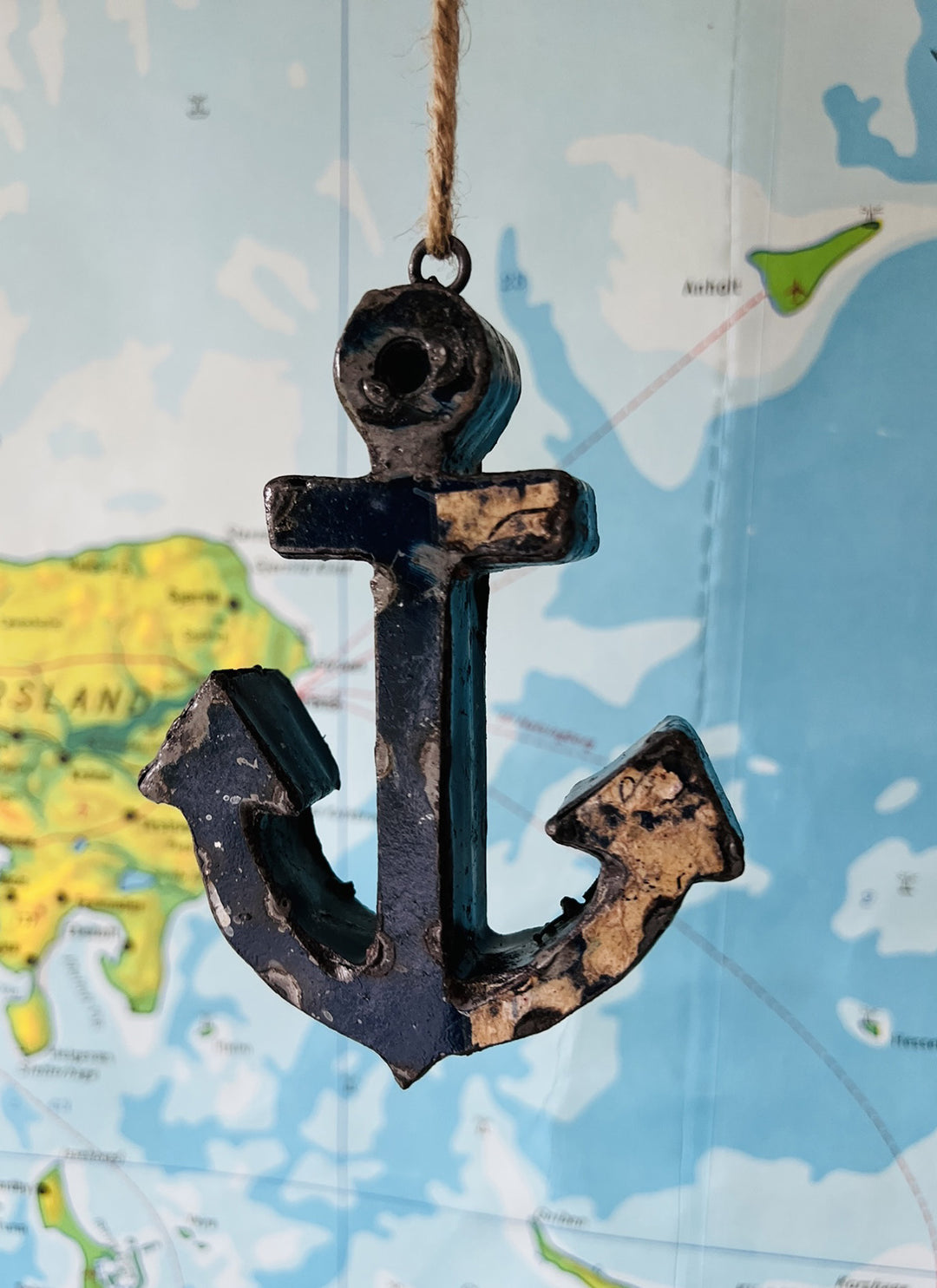 Anker aus recyceltem Metall – klein