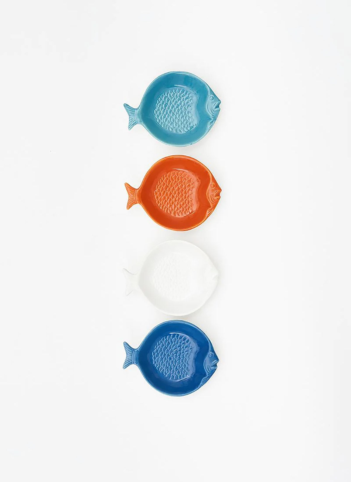Minischalen in Fischform - 4er-Pack