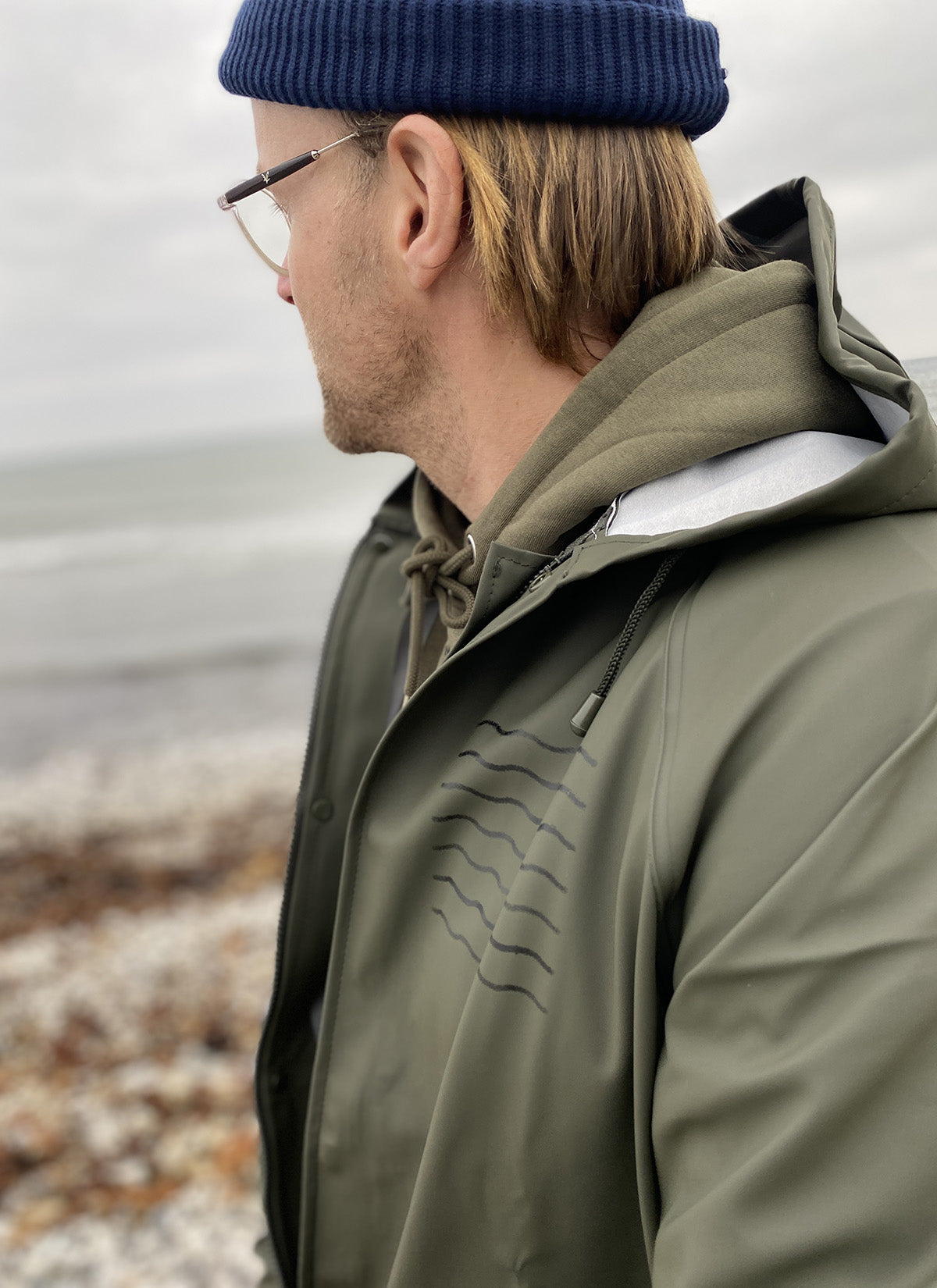 Regenjacke - Khaki