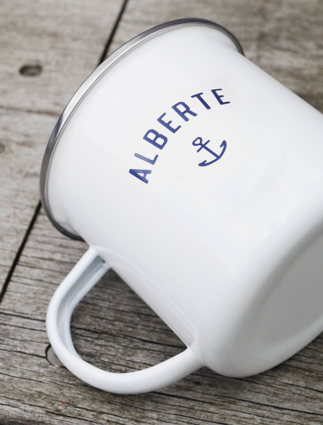 Emaljekrus med navn - Hjemhavn Custom Krus 