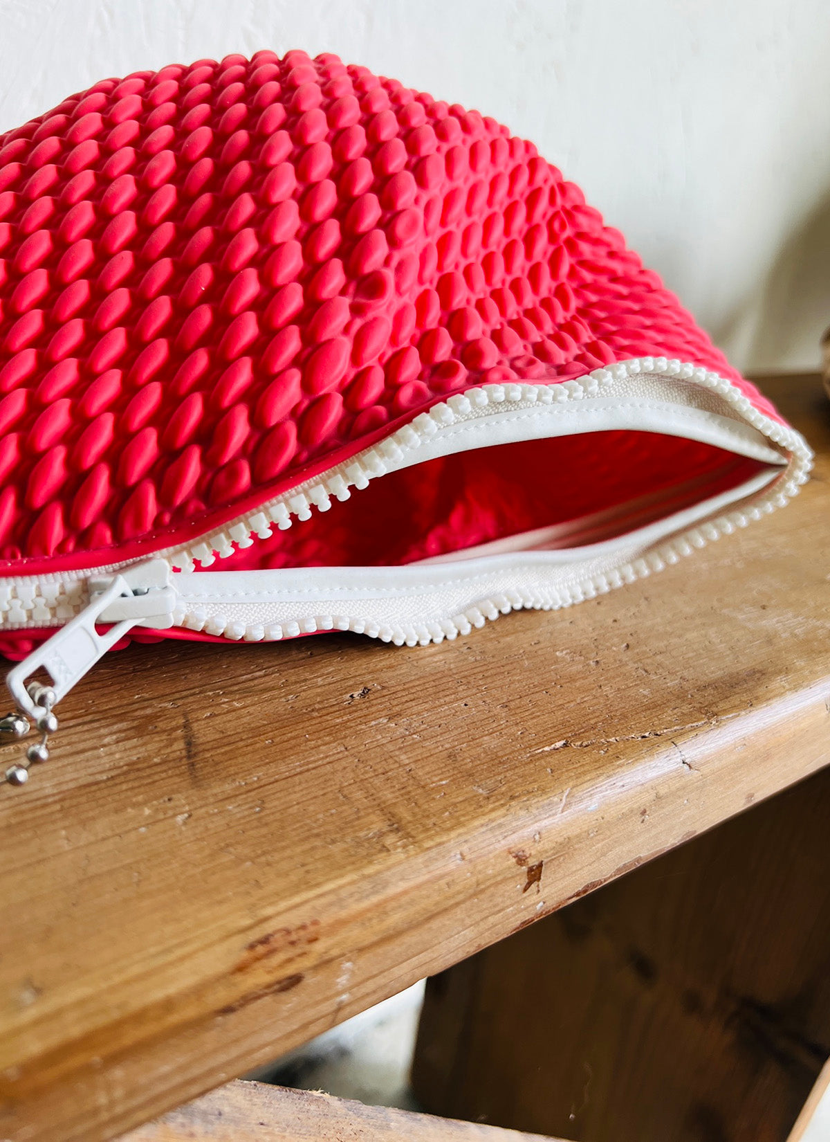 Kosmetiktasche aus Badekappe