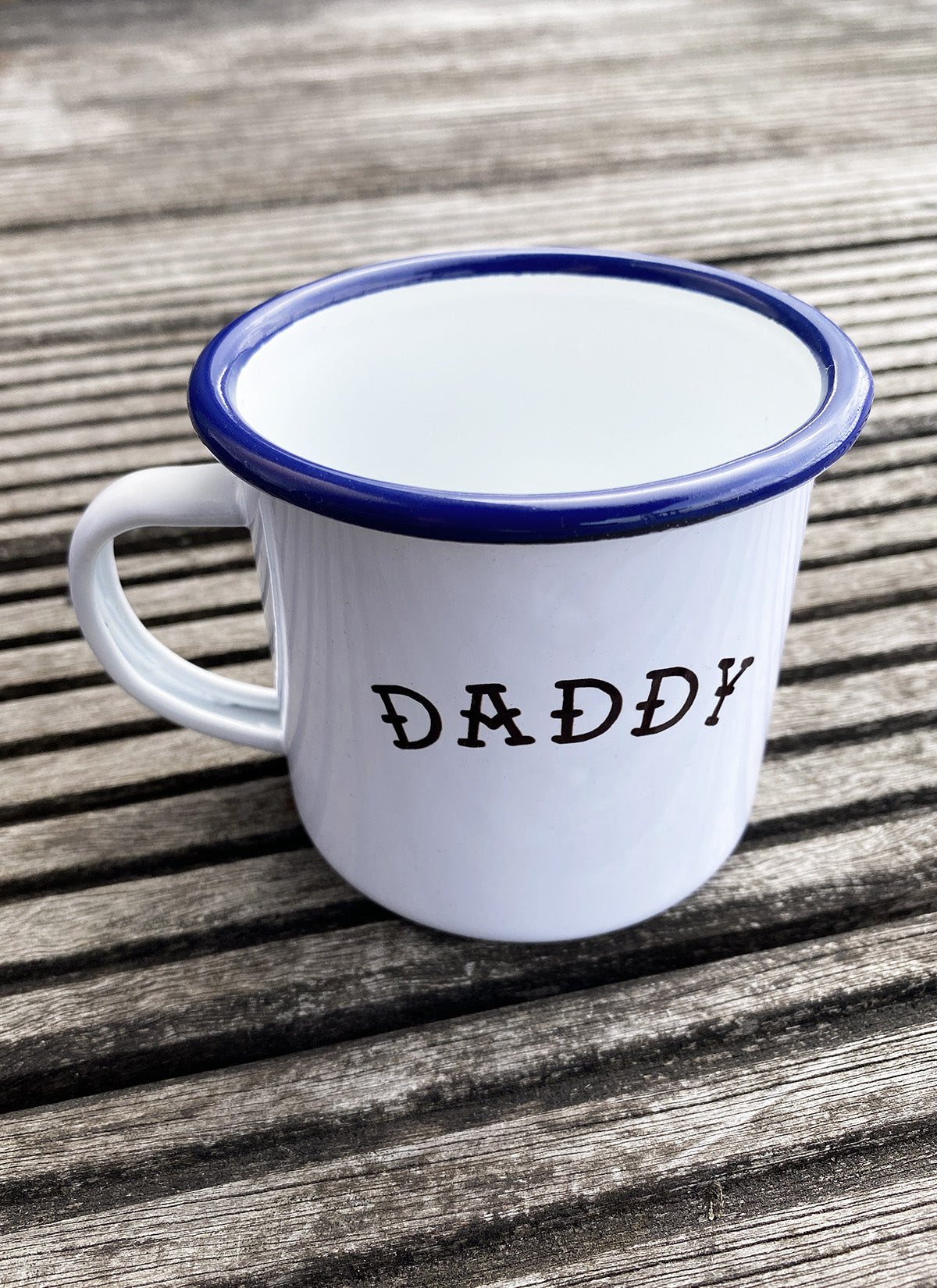 Emaille-becher "Daddy"