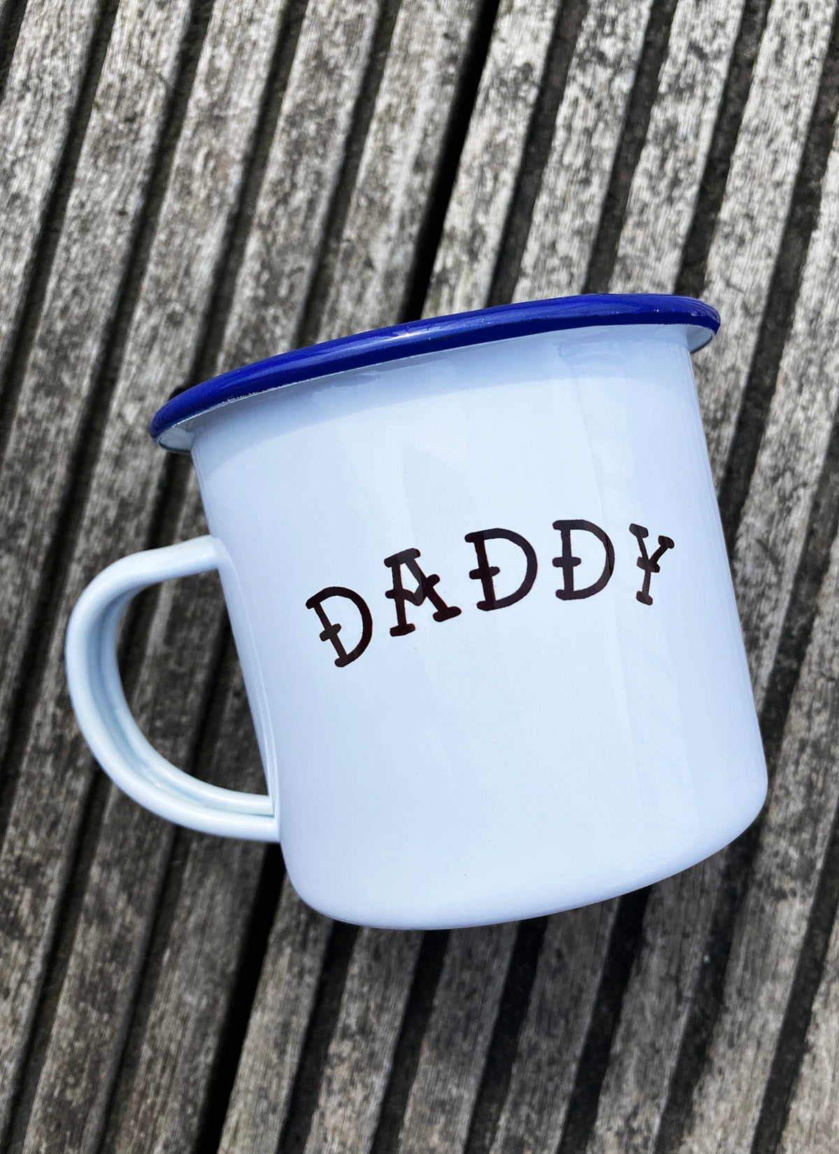 Emaille-becher "Daddy"