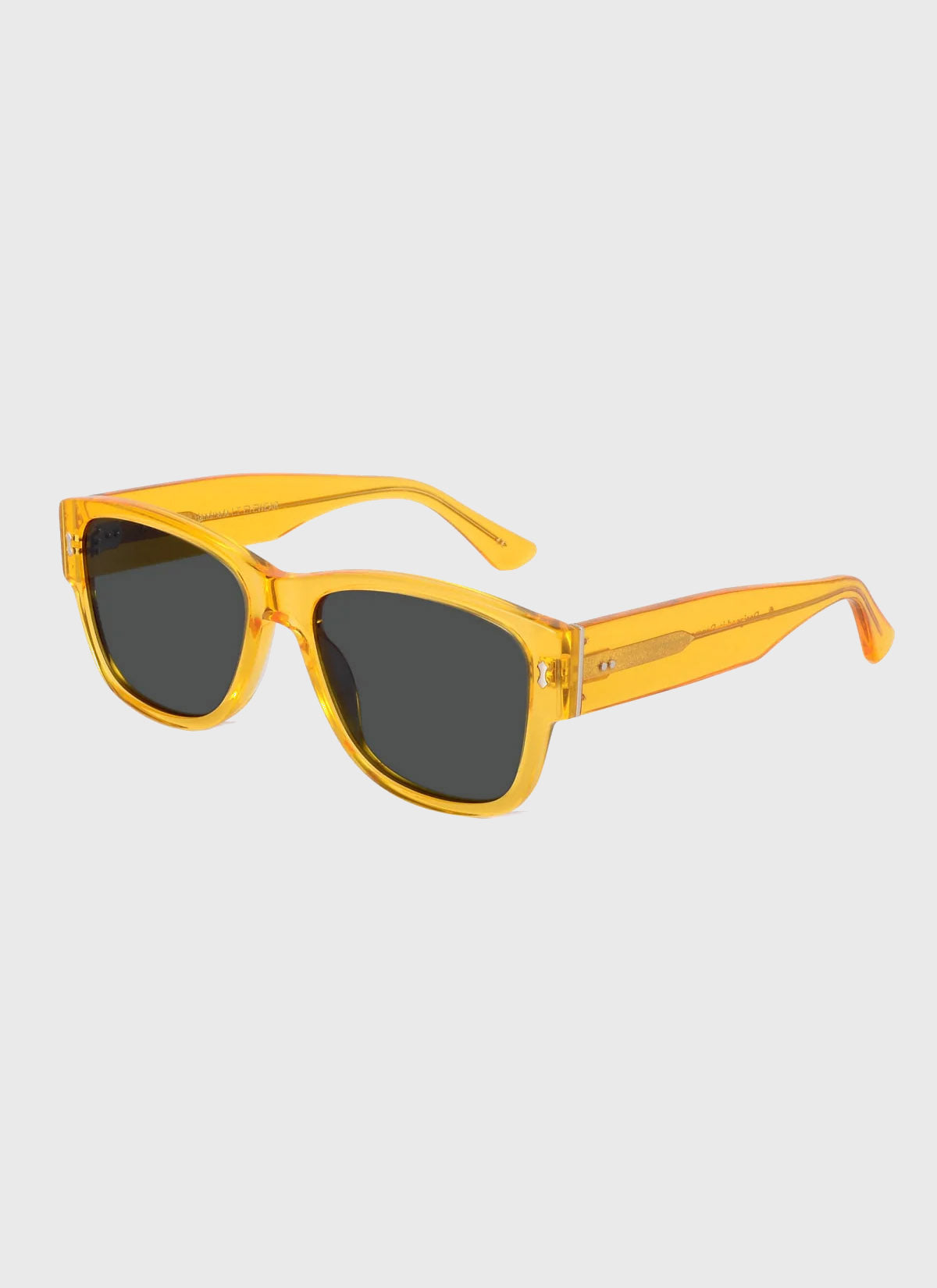 Sonnenbrille - Flash - Amber Transparent/Green