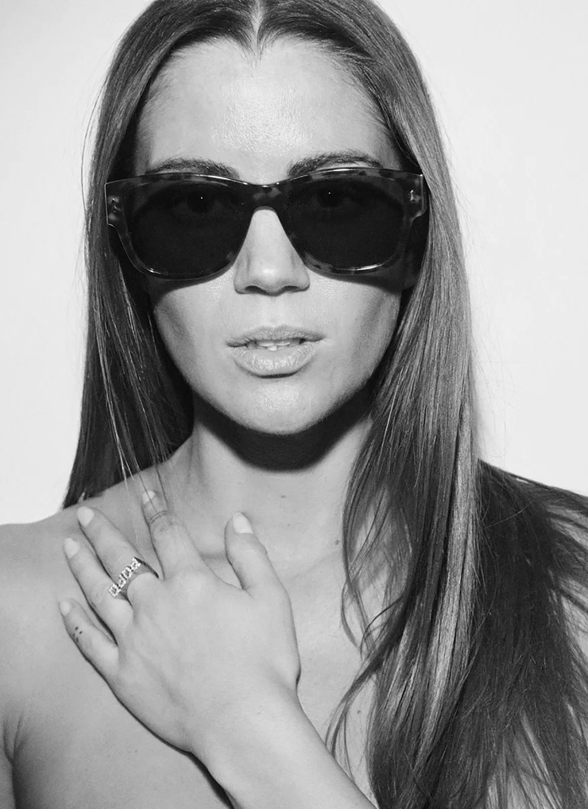 Sonnenbrille - Flash - Tinted Transparent/Green
