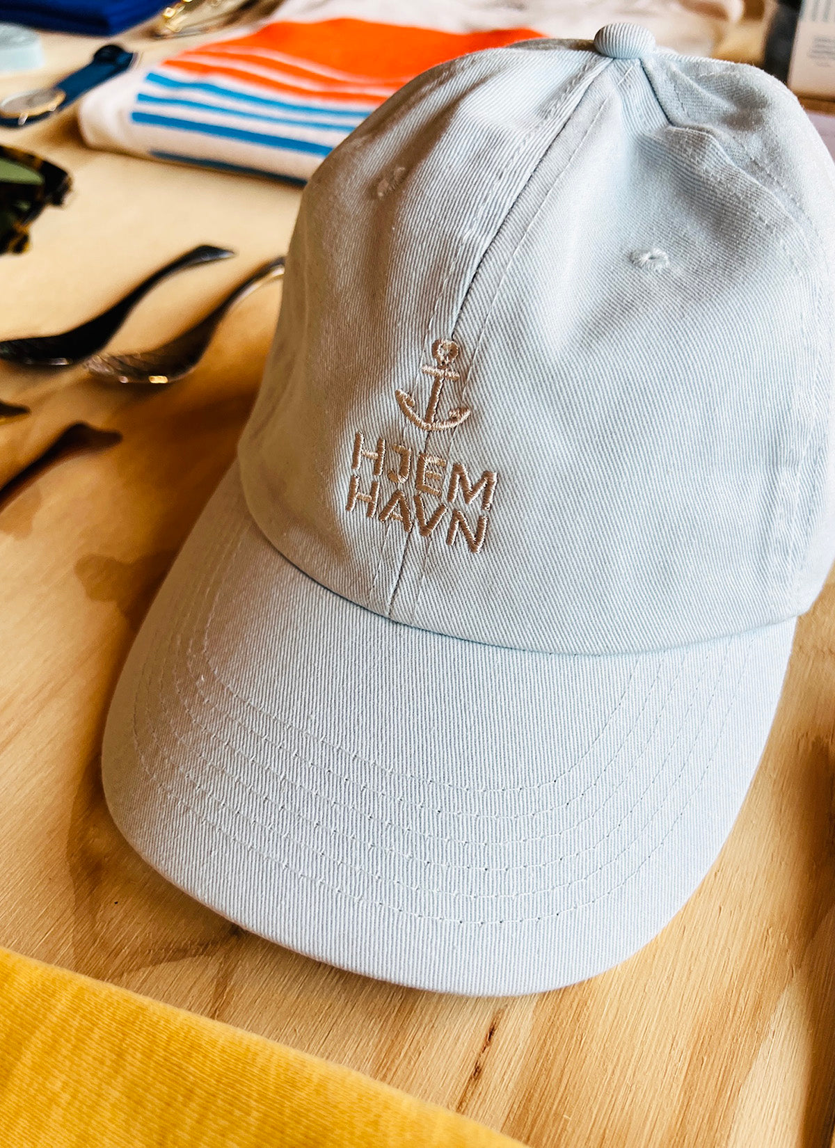 Cap "HJEMHAVN" - Chino-Twill