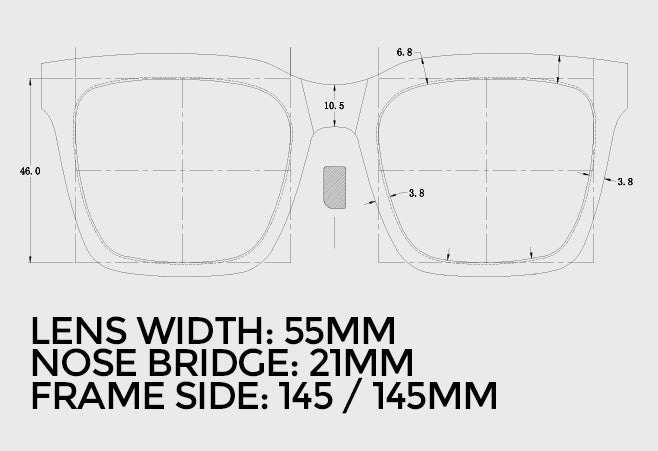 Sonnenbrille - Isabel - Amber Transparent/Green