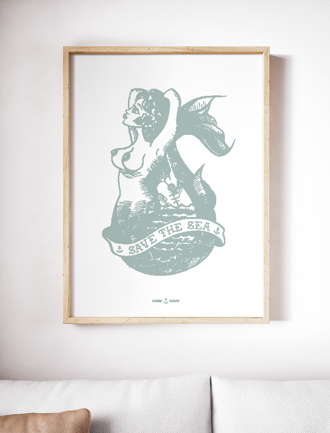 Save the Sea (Plakat) - Hjemhavn Grafiske 