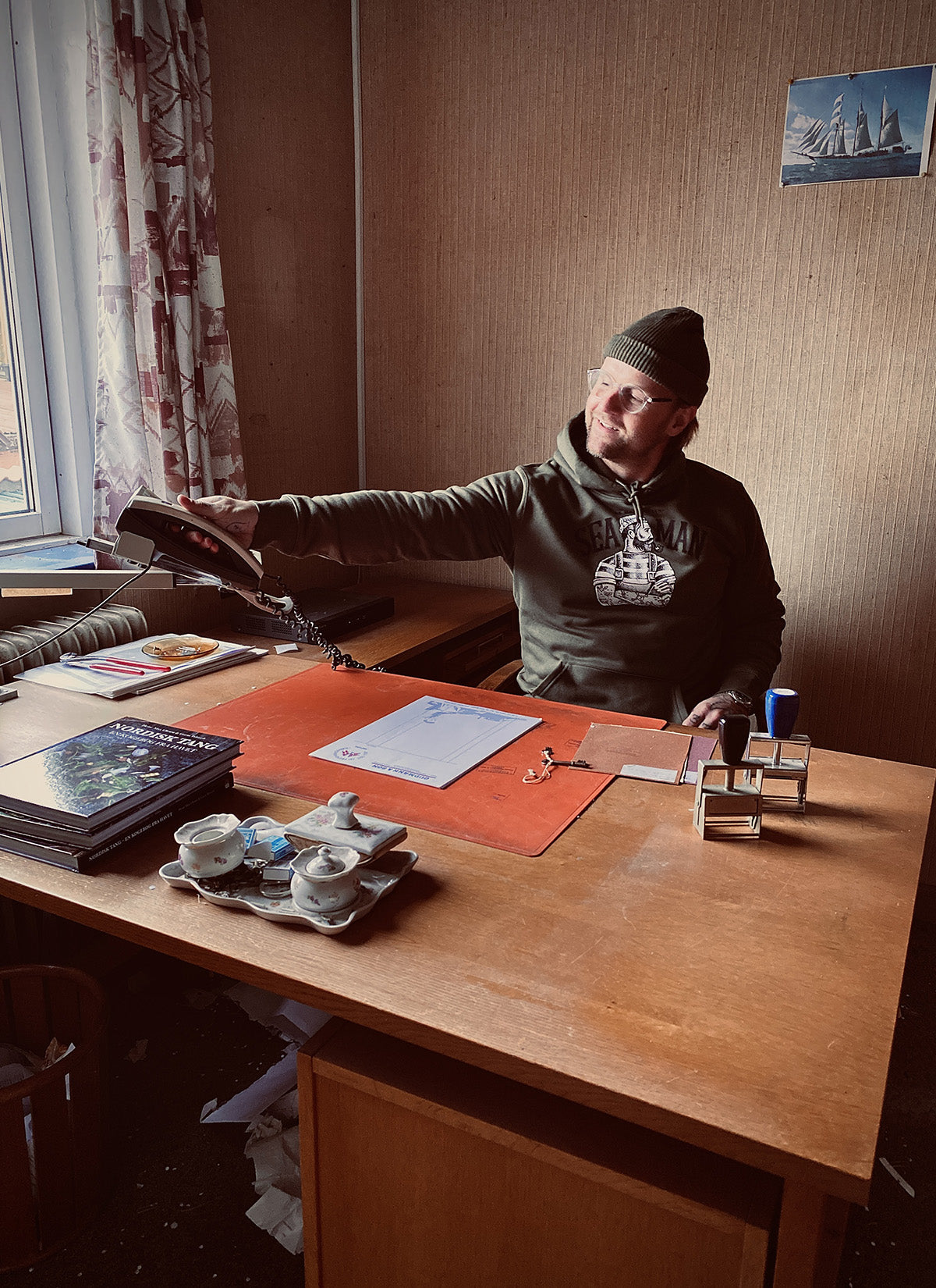 Kapuzenpullover „Sea Man“