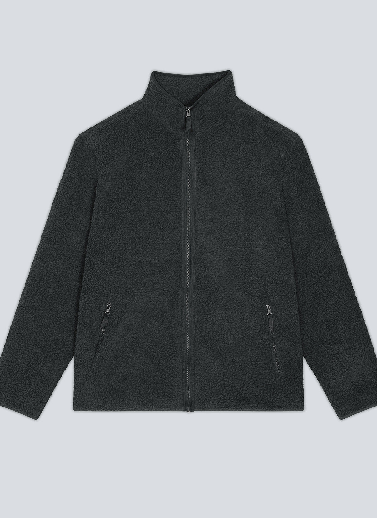 Fleecejacke - Recycled - Black