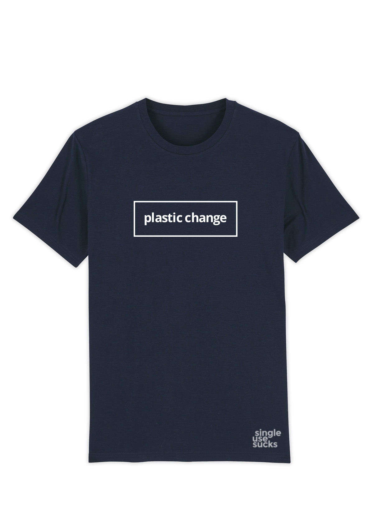 Tee "Plastic Change" - Men (Unisex) - Hjemhavn T-shirt 