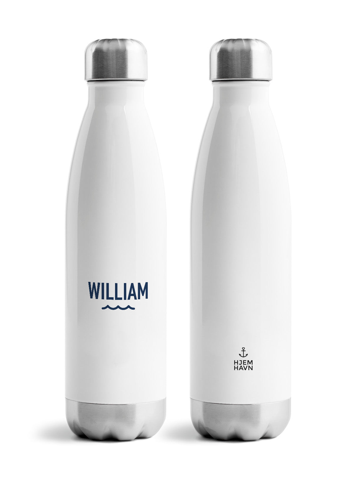 Thermosflasche mit Wunschname (Wave Edition)