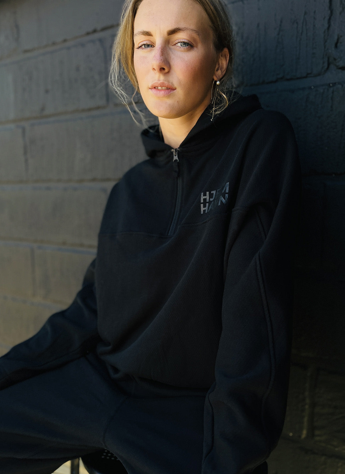 Wave Cotton Hoodie - Oversized