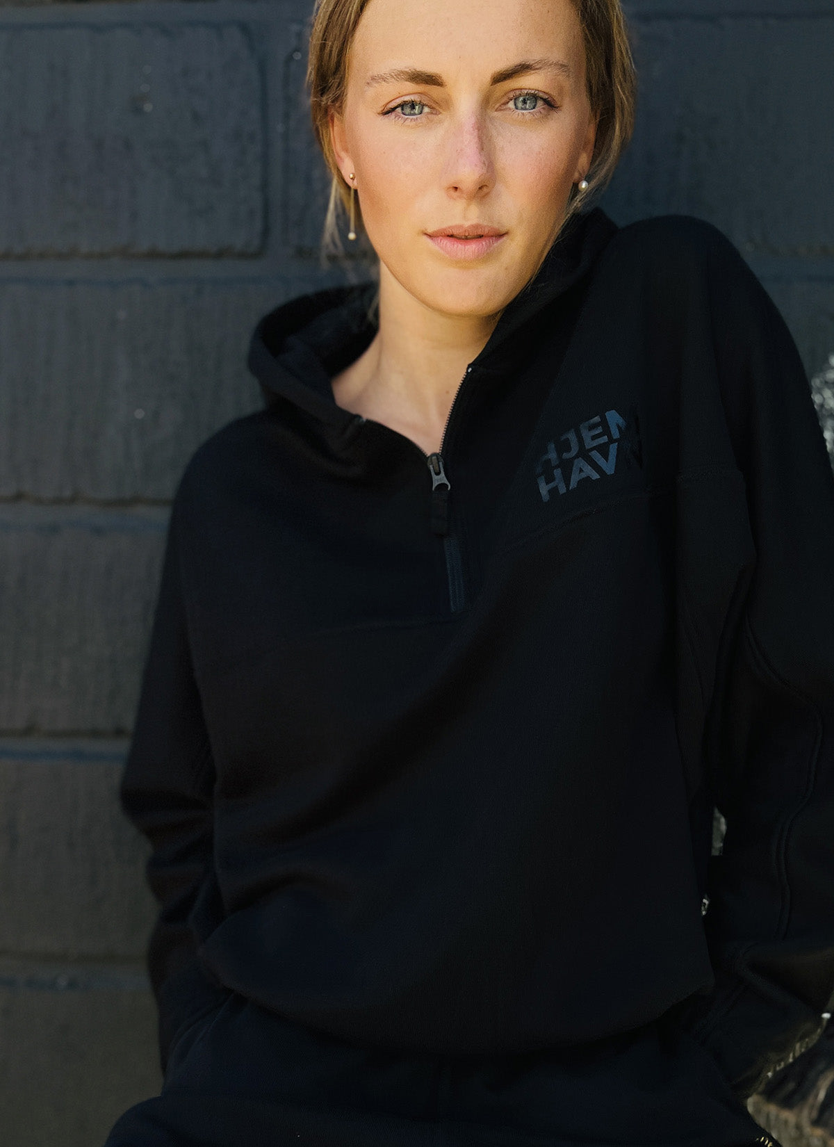 Wave Cotton Hoodie - Oversized