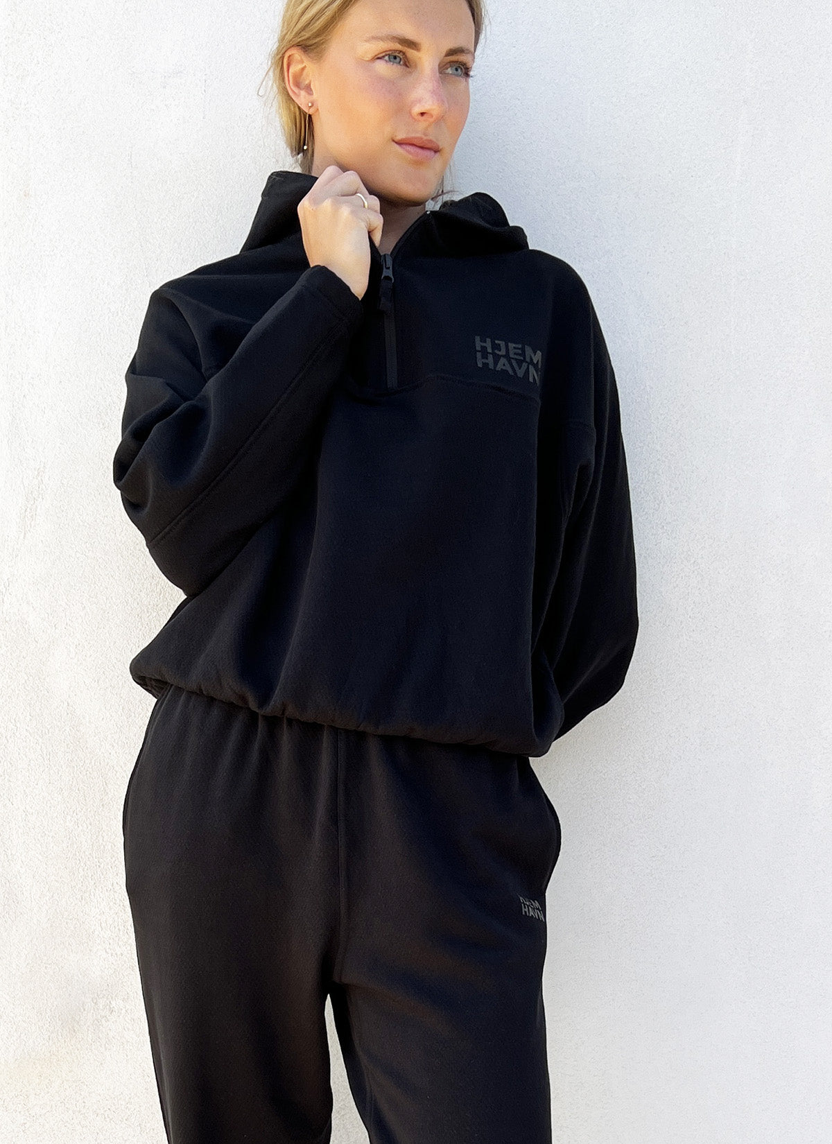 Wave Cotton Hoodie - Oversized