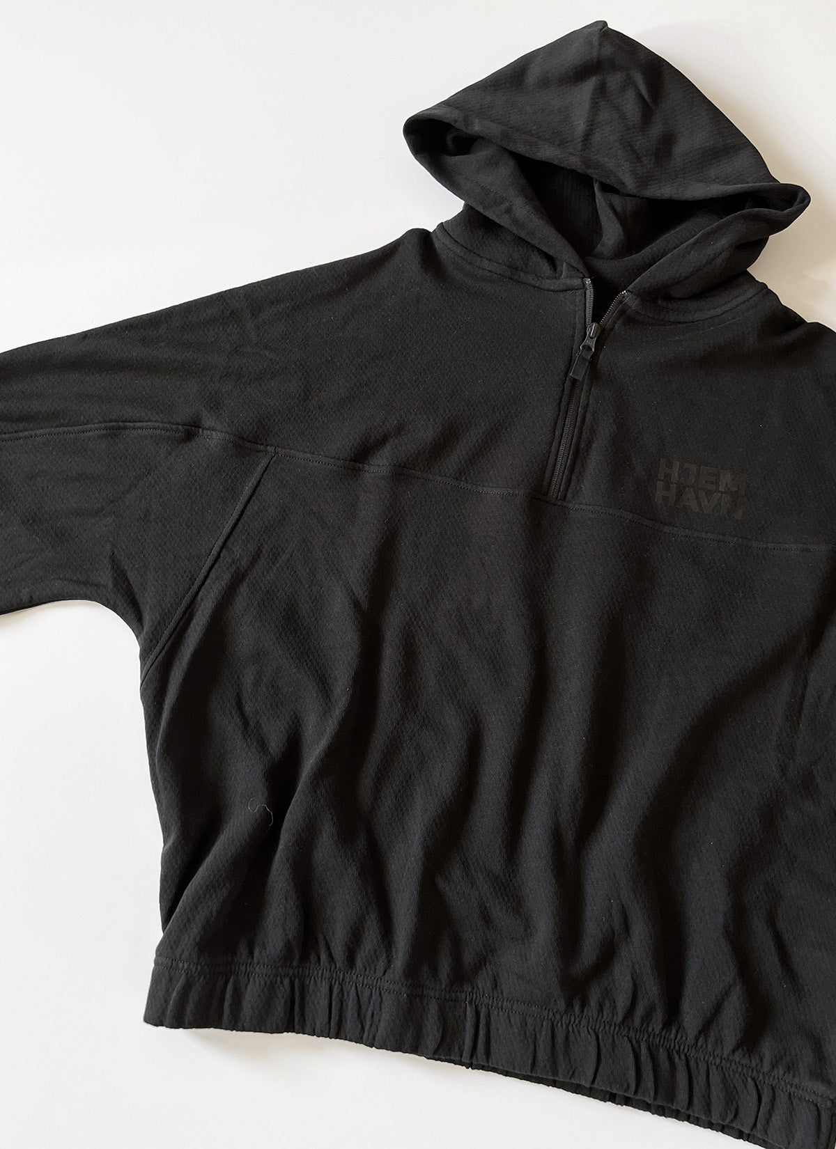 Wave Cotton Hoodie - Oversized